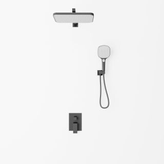 Встраиваемая душевая система AVELLA, Чёрный матовый